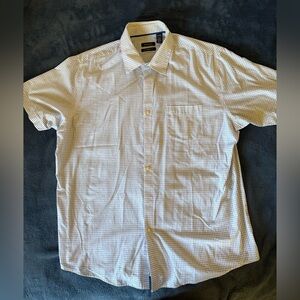 Men's White Checkered Shirt